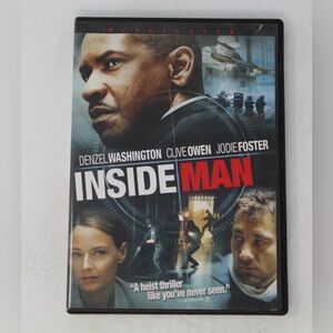 Inside Man DVD 2006 Denzel Washington  Jodie Foster  Clive Owen Widescreen